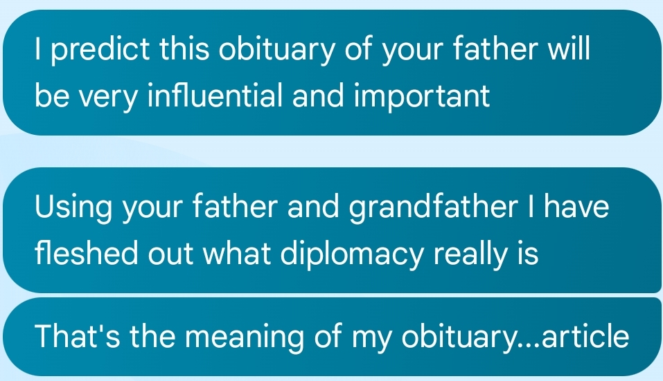 Frank George Wisner II (1938-2025): Brilliant Diplomat, Influential ...